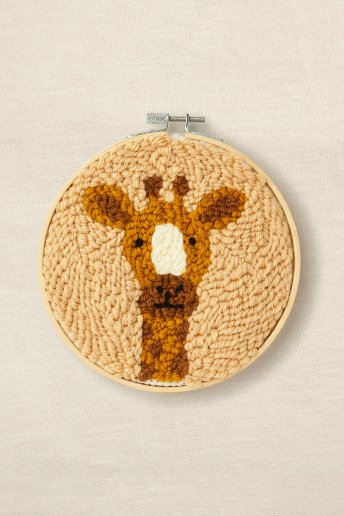 George Giraffe - Punch Needle Kit - Gift of stitch