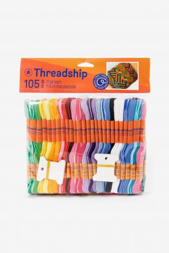Pack of 105 non-divisble skeins - Assorted colors