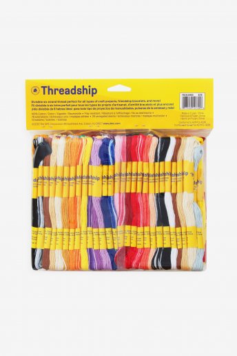 Pack of 105 stranded thread skeins - Assorted colors