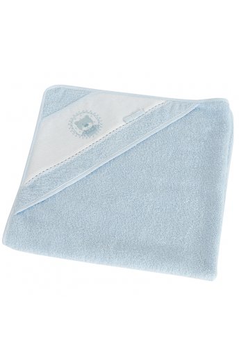 Hooded Towel Blue