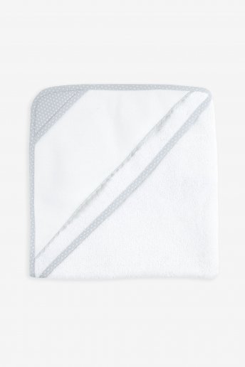 Stitchable Polka Dot Baby Hooded Towel