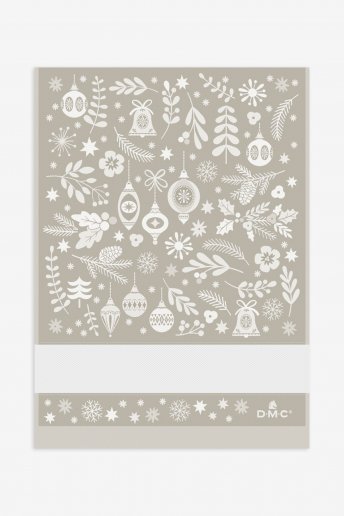 Towel with chrismas motif to embroider 