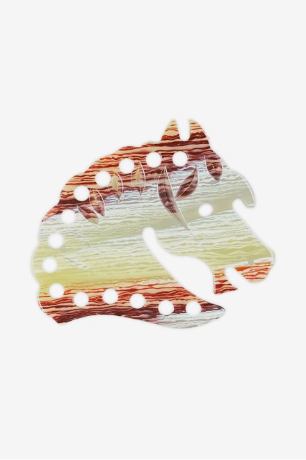 Sabae Horsehead Floss Organizer - Mixed Ivory