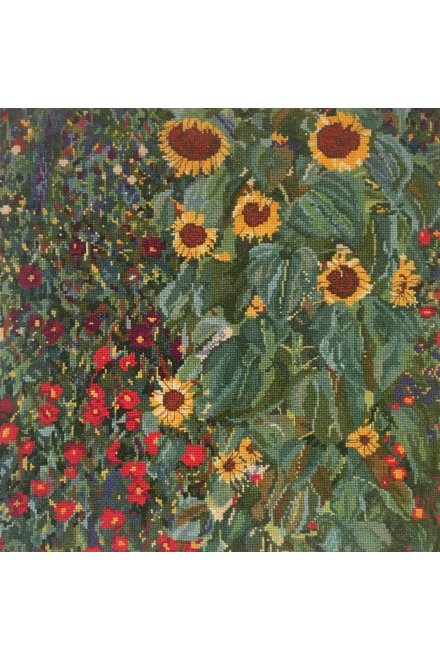 クリムト クロスステッチキット Klimt FARM GARDEN WITH SUNFLOWERS