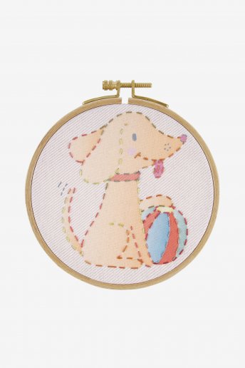 Dog Kids Embroidery Kit
