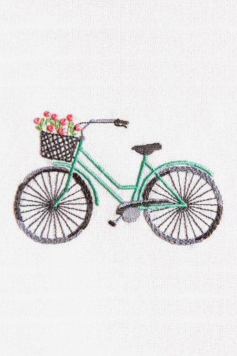 Kit Broderie Traditionnelle - Bicyclette