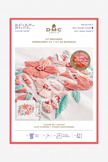 Love Flowers Embroidery Kit 