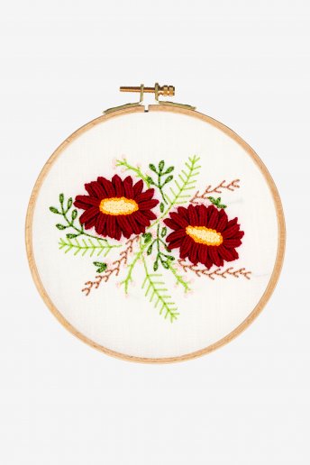 Wild Dahlia Embroidery Kit 
