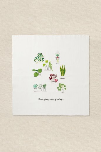 Plantas de Interior - Kit Bordado - Gift of stitch
