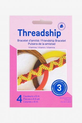 Beginner Friendship Bracelet Kit “Vitamine”