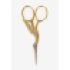 Embroidery scissors, golden stork