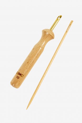 Punch Needle 1 utensílio + 1 agulha de madeira