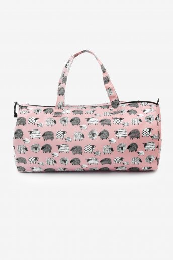 Pink Sheep Pattern Bowling Bag