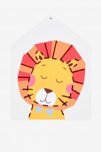 Kit cartão perfurado Leão