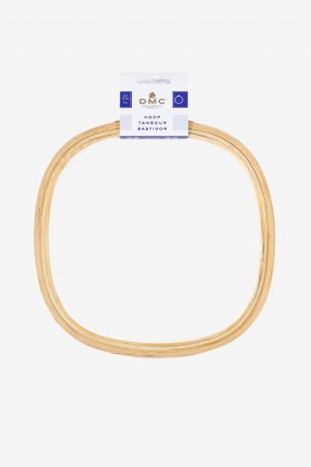 Square Wooden Hoop - 8 Inch