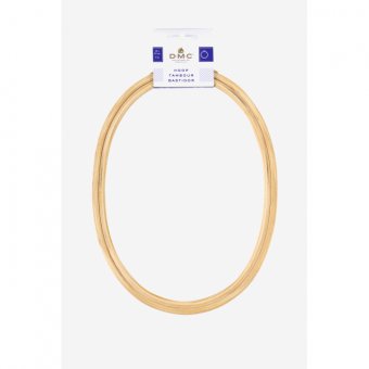 Oval Wooden Hoop - 8 Inch