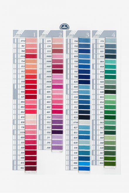 Coton a broder (special embroidery) shade card (thread)