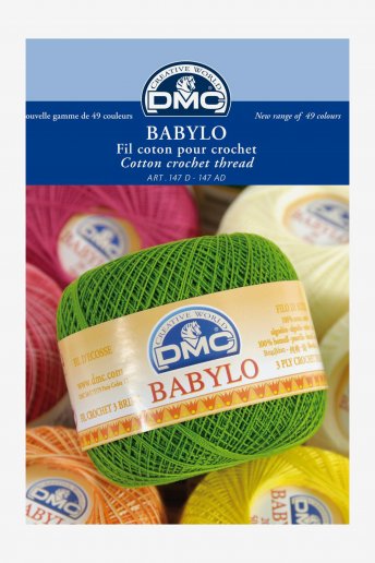 Babylo Häkelgarn Farbkarte  - mit Garn<br/>